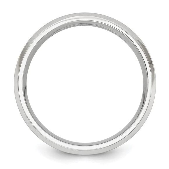 Chisel Cobalt Brushed & Polished Yellow IP-plated Center Beveled Edge 8mm Band - Picture 8 of 9
